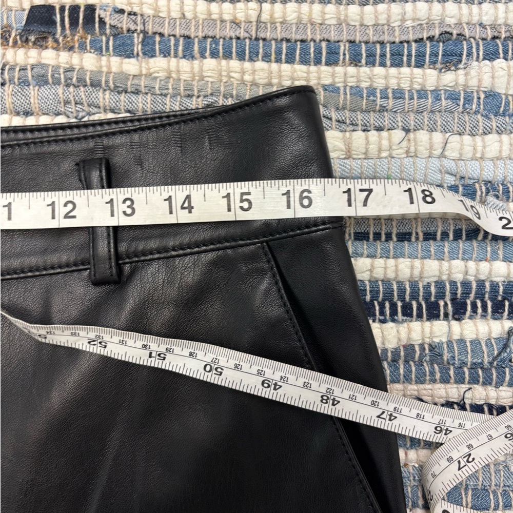 * | LOFT | faux leather pants. Size 12. - Picture 3 of 6